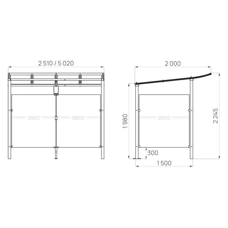 Modulo bus shelter