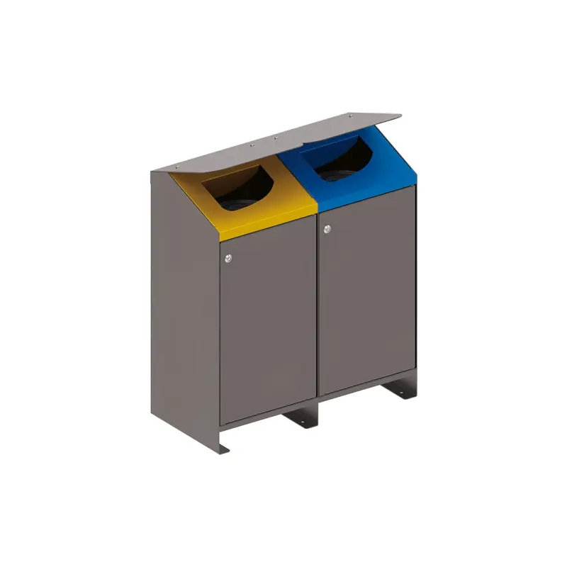 Berlin recycling point bin-2