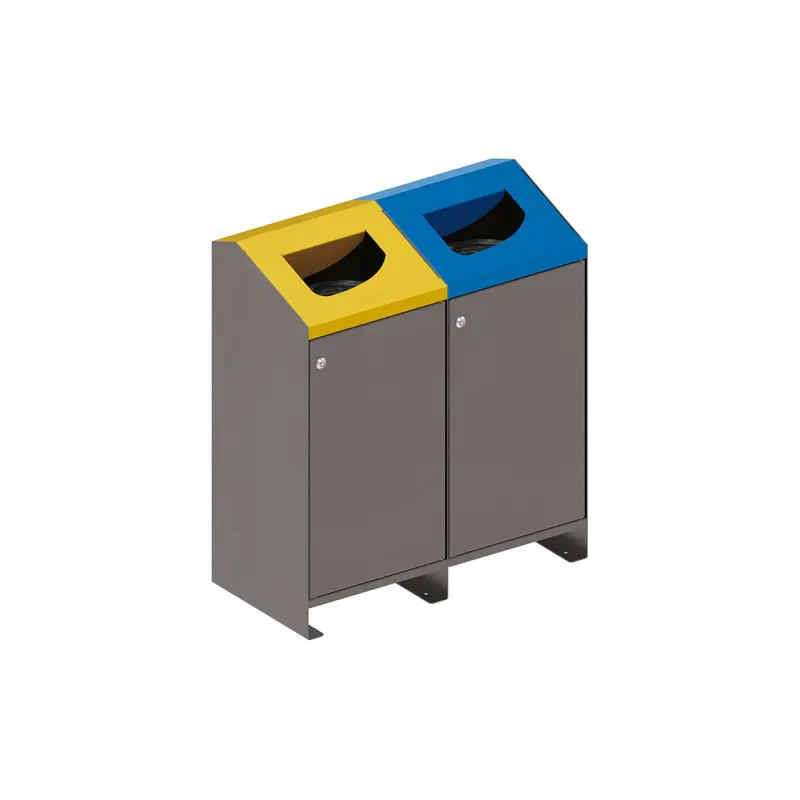 Berlin recycling point bin-1