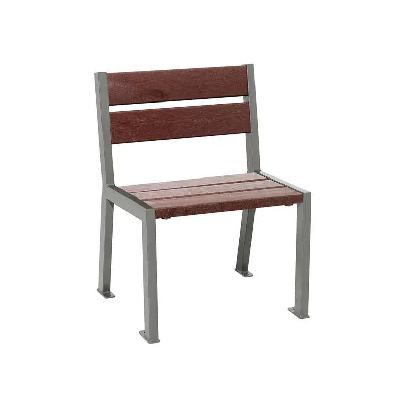 Silaos®recycled plastic chair 5 slats