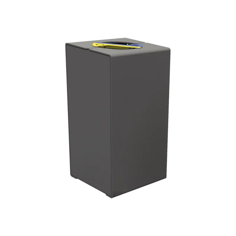 KUBE all steel recycling point bin