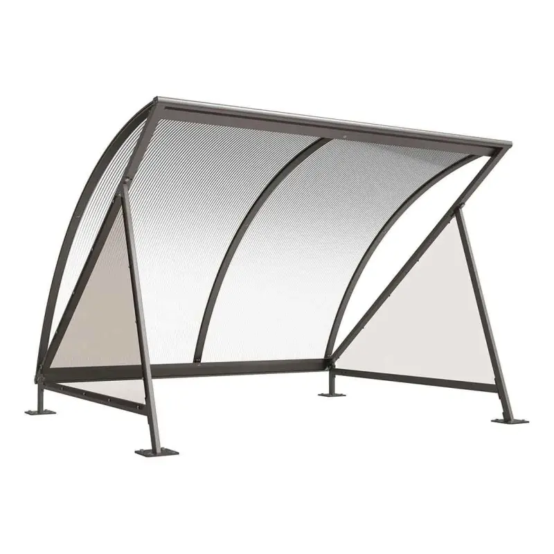 Moonshape bicycle shelter