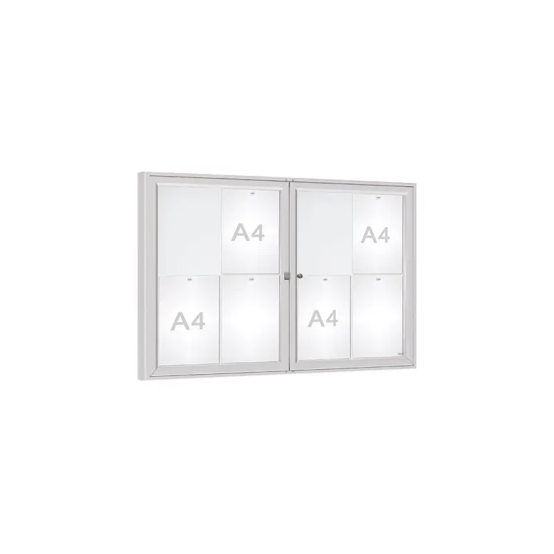 Dual door "1000" 75 mm outdoor notice boards