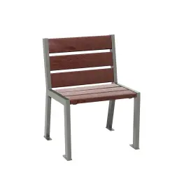 Silaos®recycled plastic chair 6 slats