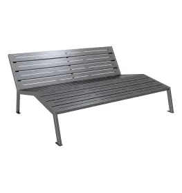 Silaos® all steel lounger