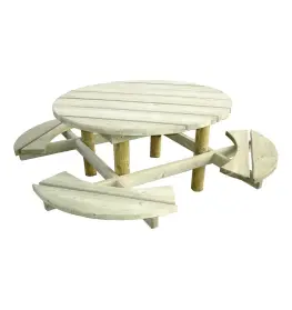 Dublin round picnic table