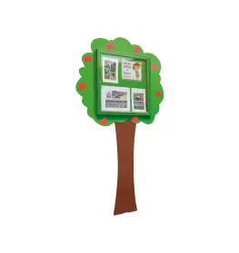 "School fun" Tree and themed outdoor notice boards