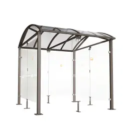 Voute "L" smoking and vaping shelter