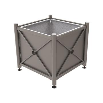 Province steel planters – Brushed stainless steel