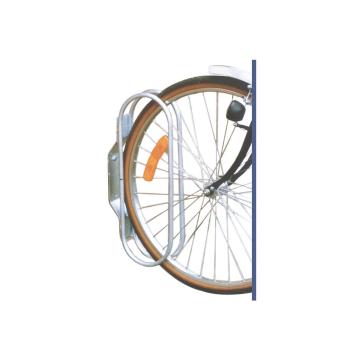 Fixed wall mounted bicycle rack