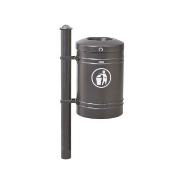 Standard steel litter bin – Agora - 40 litres
