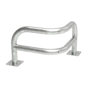 Angled corner safety barrier galva – 430 mm